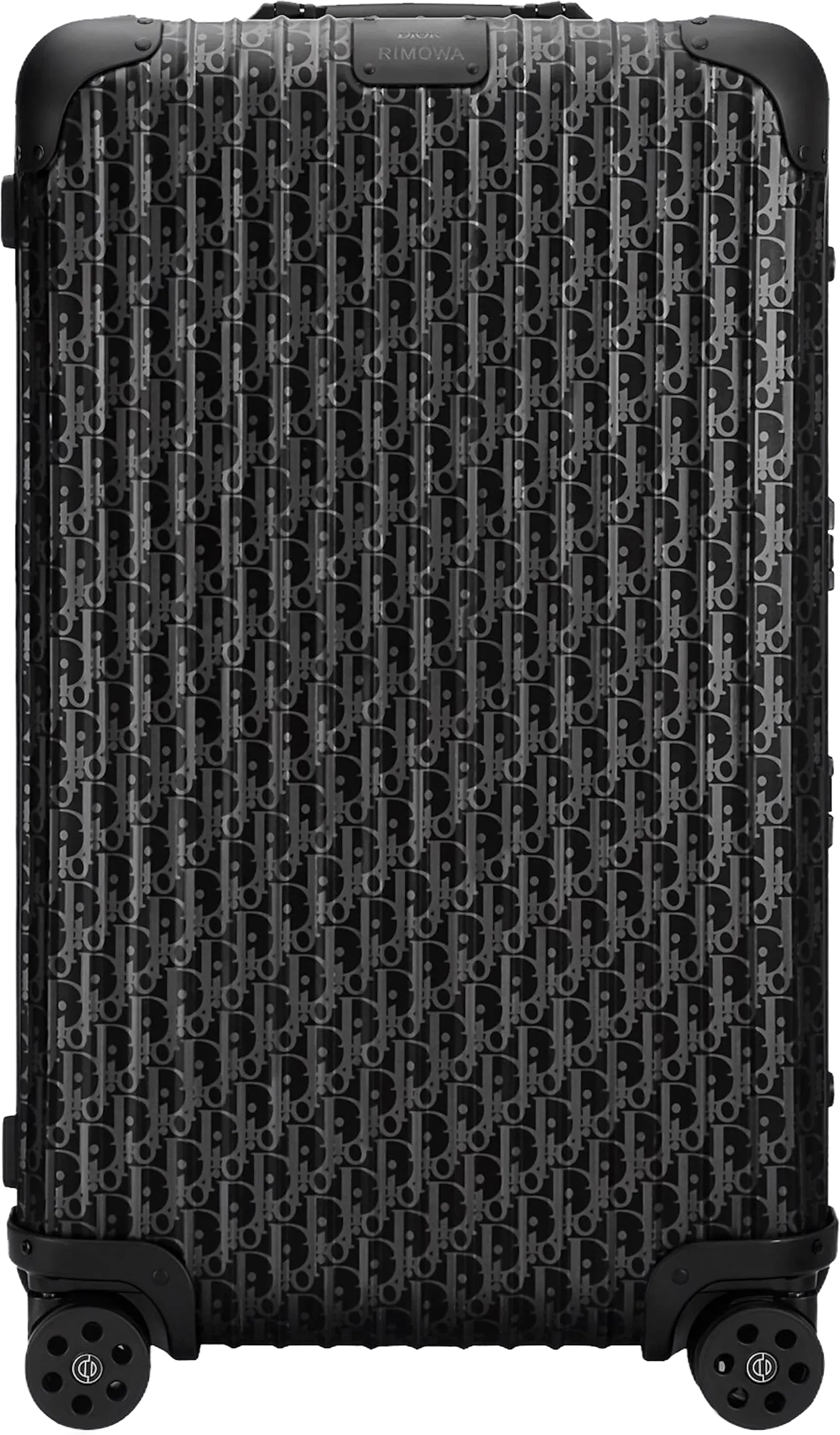 Dior x RIMOWA 4-Wheel Large Suitcase Aluminium Dior Oblique Blac